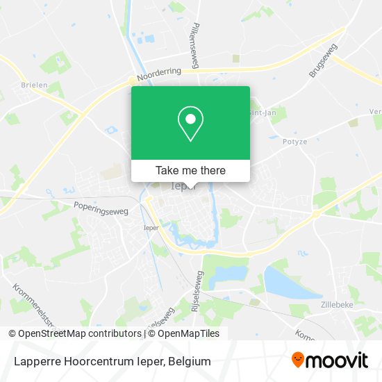 Lapperre Hoorcentrum Ieper plan