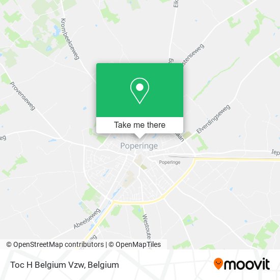 Toc H Belgium Vzw map