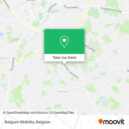 Belgium Mobility map