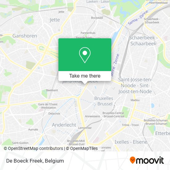 De Boeck Freek map