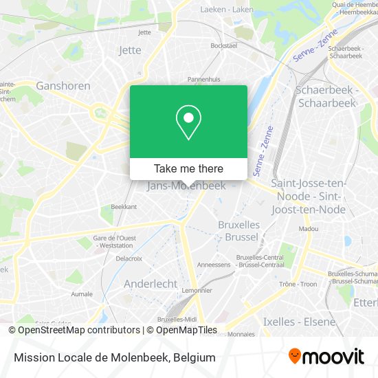 Mission Locale de Molenbeek map