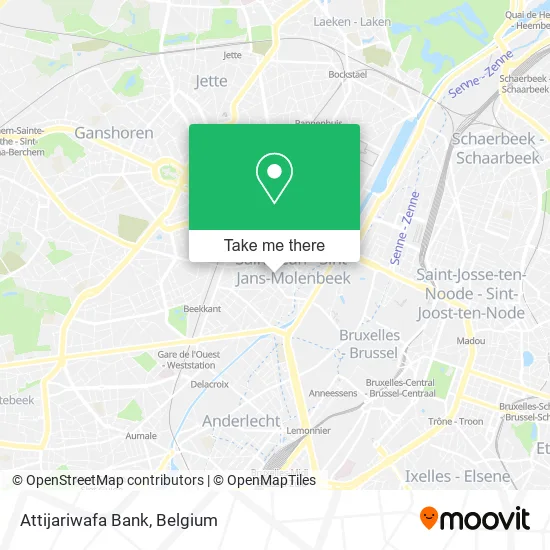 Attijariwafa Bank map