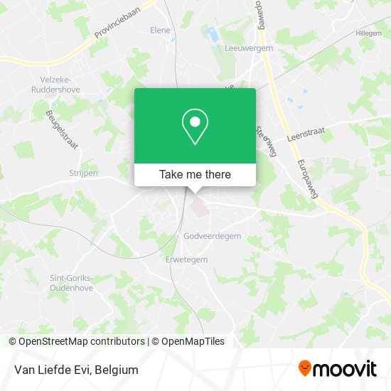 Van Liefde Evi map