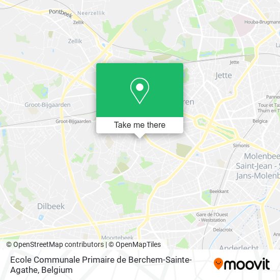 Ecole Communale Primaire de Berchem-Sainte-Agathe map