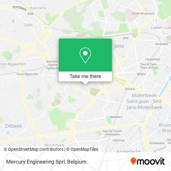 Mercury Engineering Sprl map