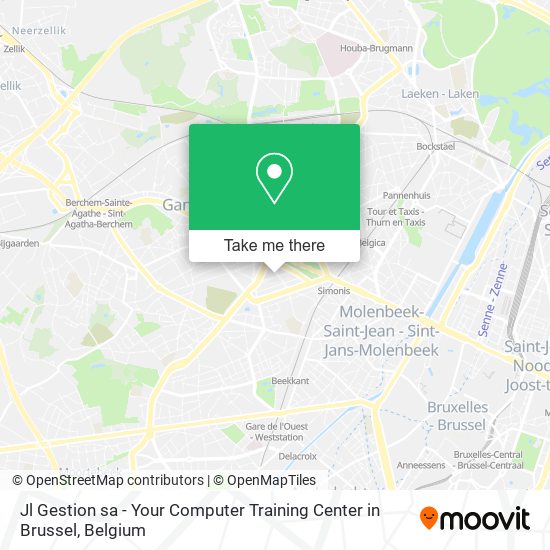 Jl Gestion sa - Your Computer Training Center in Brussel map