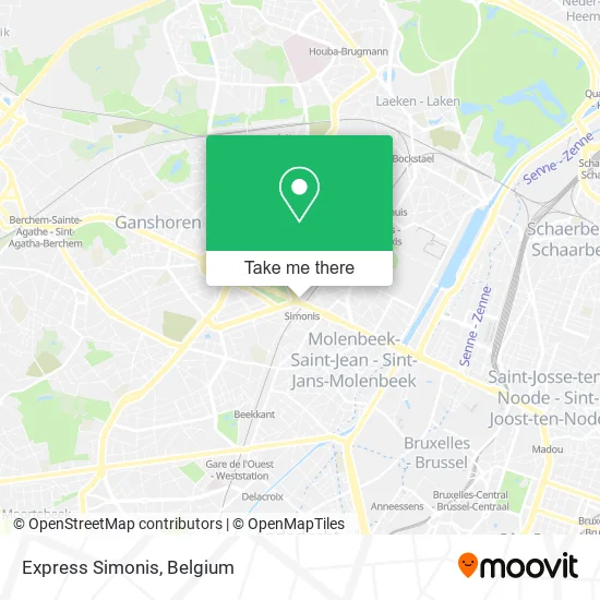 Express Simonis map