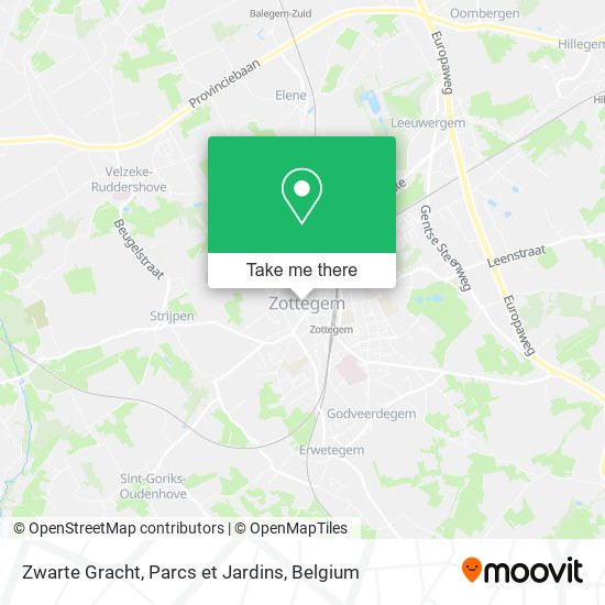 Zwarte Gracht, Parcs et Jardins map