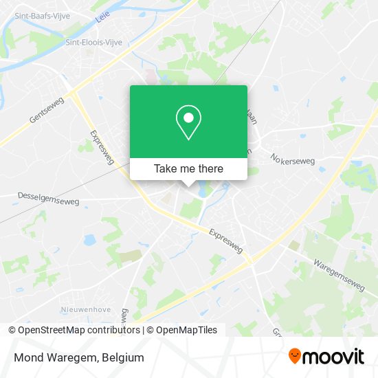 Mond Waregem map