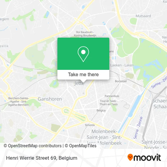 Henri Werrie Street 69 map