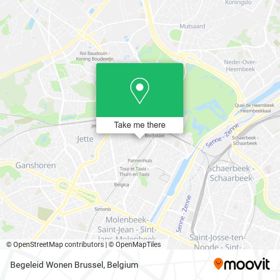 Begeleid Wonen Brussel map