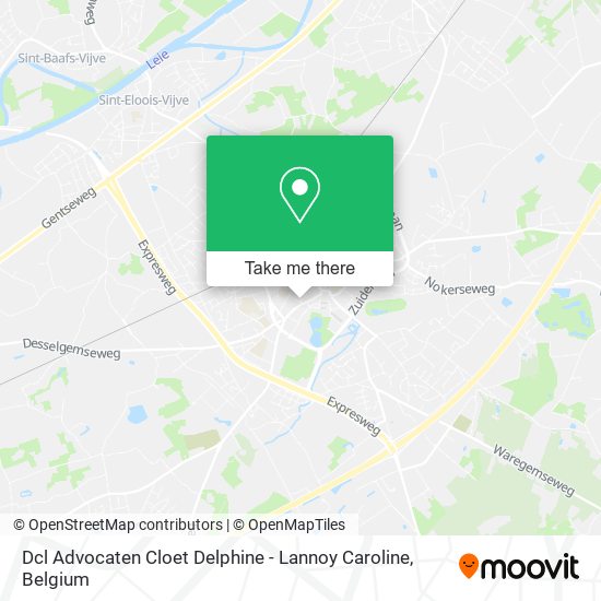 Dcl Advocaten Cloet Delphine - Lannoy Caroline map