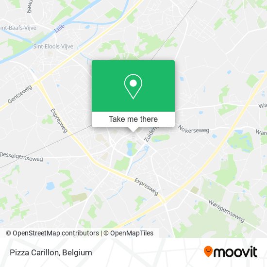 Pizza Carillon map