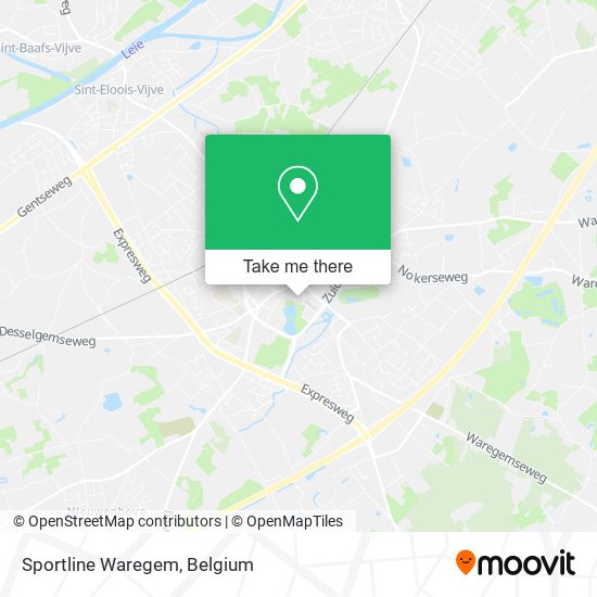 Sportline Waregem map