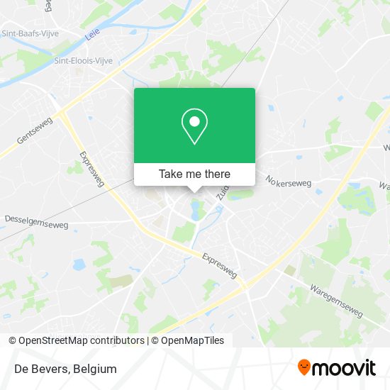 De Bevers map