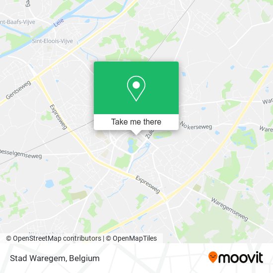 Stad Waregem map