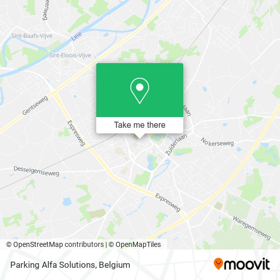 Parking Alfa Solutions map