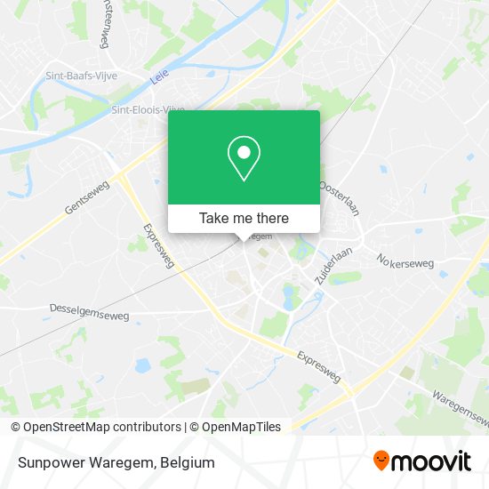 Sunpower Waregem map