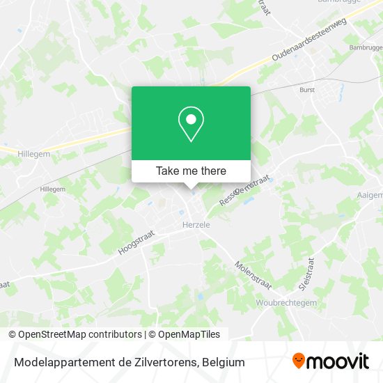 Modelappartement de Zilvertorens plan