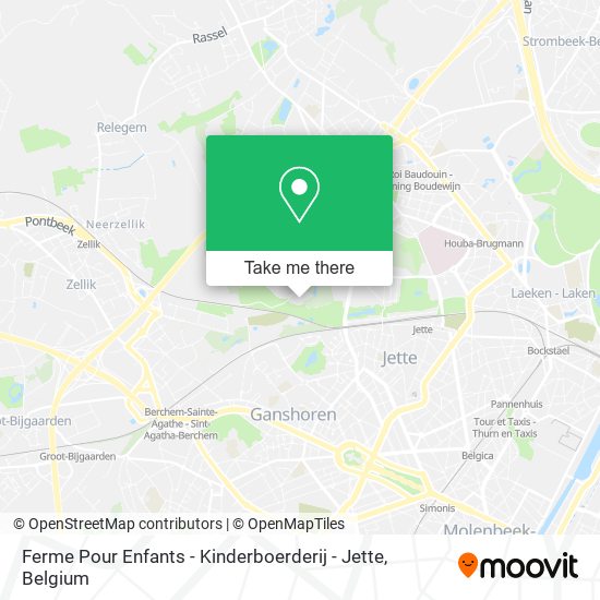 Ferme Pour Enfants - Kinderboerderij - Jette map