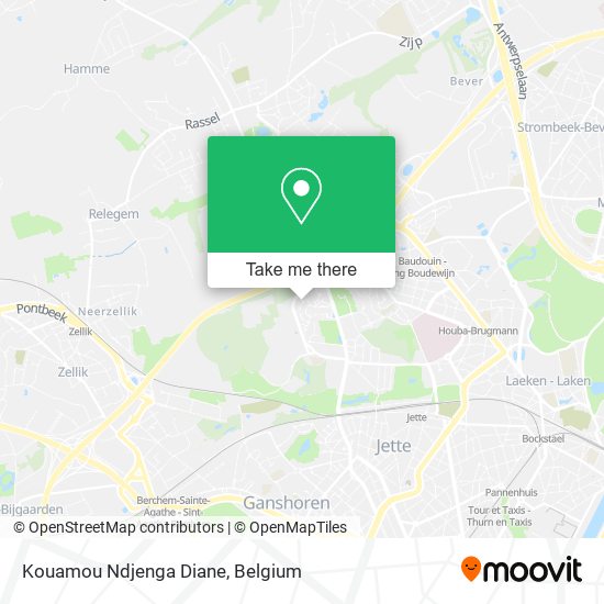 Kouamou Ndjenga Diane map
