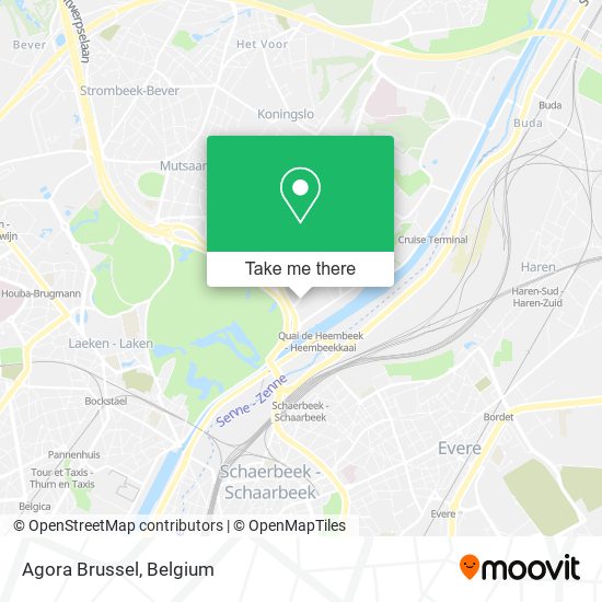 Agora Brussel map