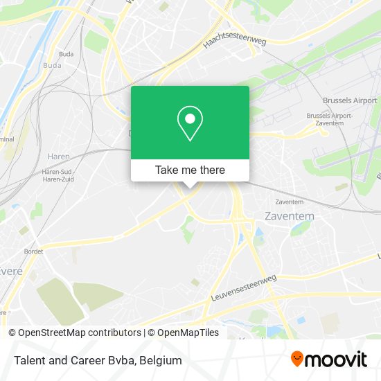 Talent and Career Bvba map