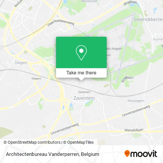 Architectenbureau Vanderperren map