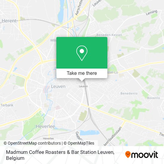 Madmum Coffee Roasters & Bar Station Leuven plan