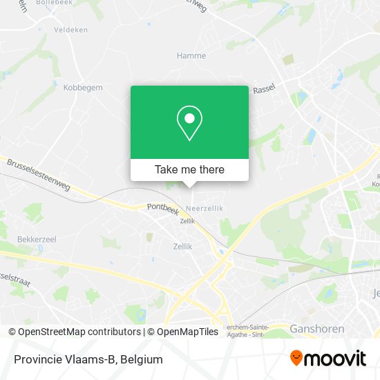 Provincie Vlaams-B map