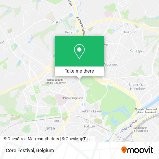 Core Festival map