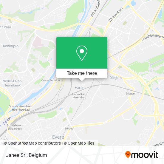 Janee Srl map