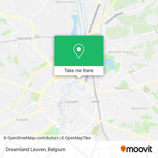 Dreamland Leuven map