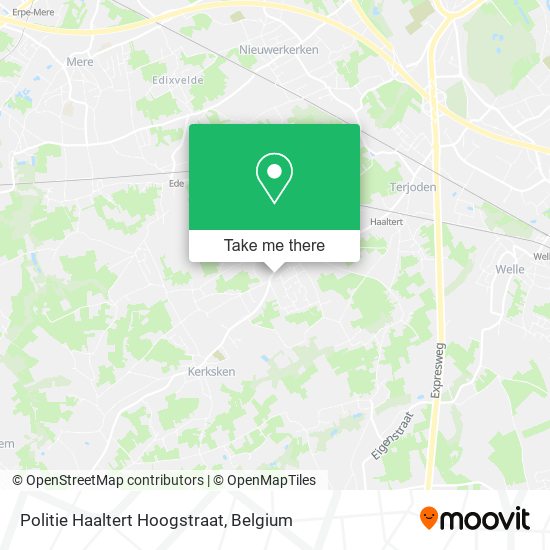 Politie Haaltert Hoogstraat map