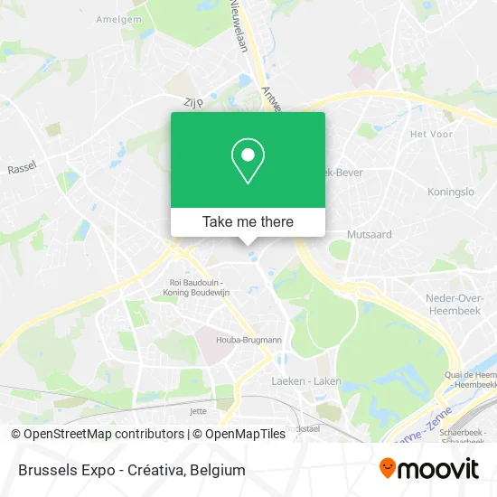 Brussels Expo - Créativa map