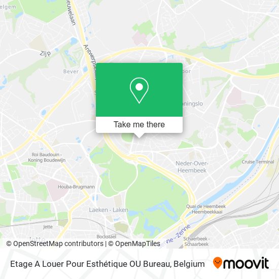 Etage A Louer Pour Esthétique OU Bureau map