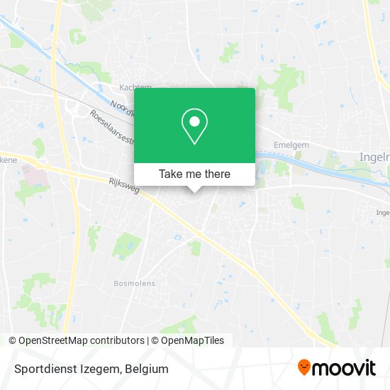 Sportdienst Izegem map