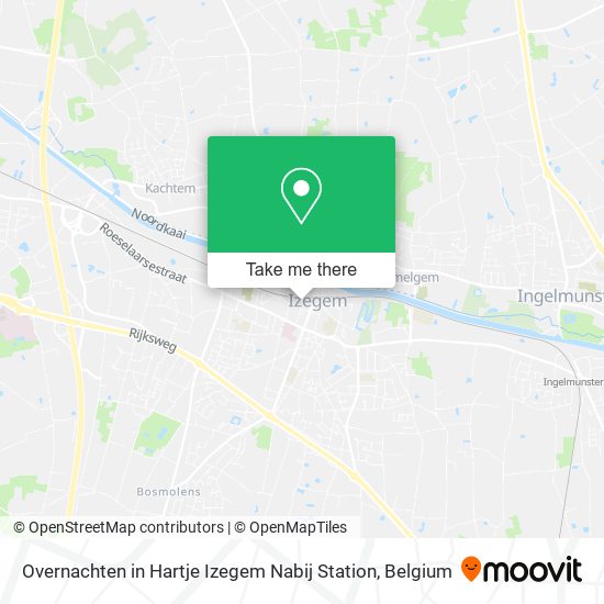 Overnachten in Hartje Izegem Nabij Station plan