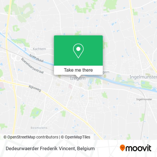 Dedeurwaerder Frederik Vincent map