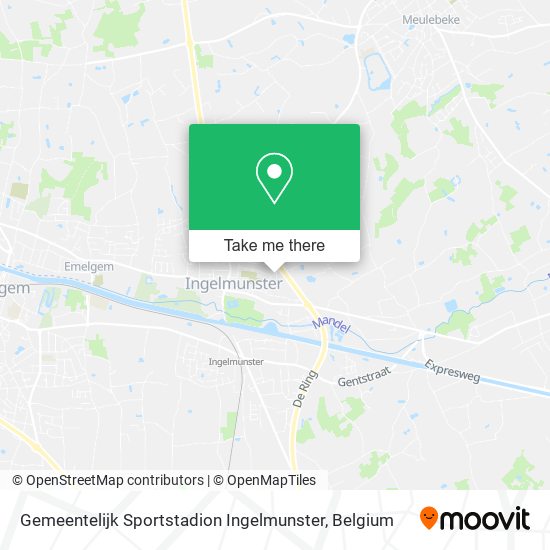 Gemeentelijk Sportstadion Ingelmunster map