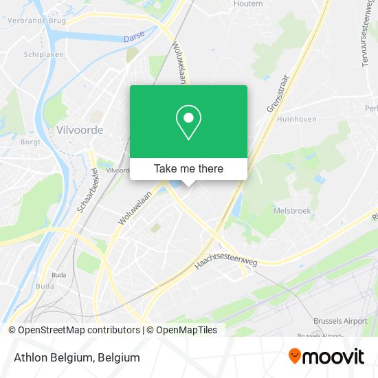 Athlon Belgium map