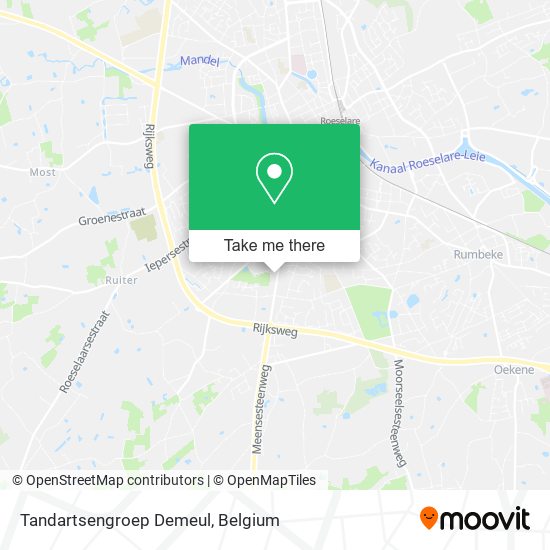 Tandartsengroep Demeul map