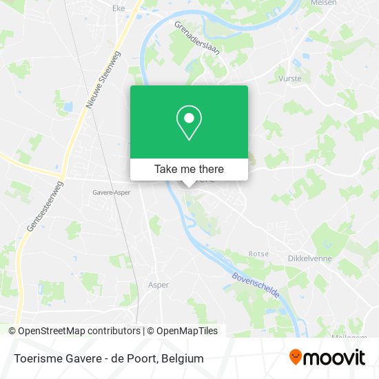 Toerisme Gavere - de Poort plan