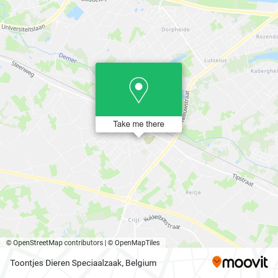 Toontjes Dieren Speciaalzaak map