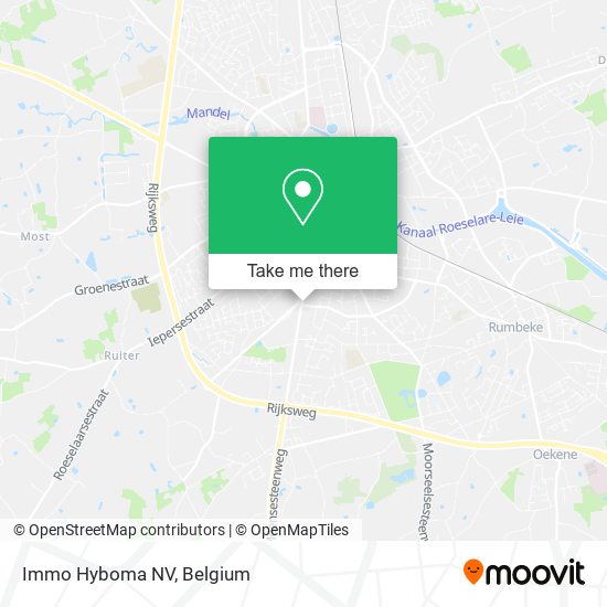 Immo Hyboma NV map