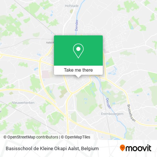 Basisschool de Kleine Okapi Aalst map