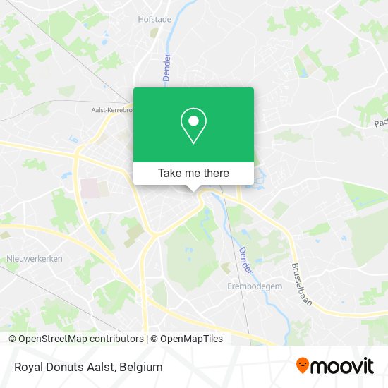 Royal Donuts Aalst map