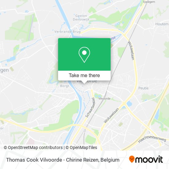 Thomas Cook Vilvoorde - Chirine Reizen map