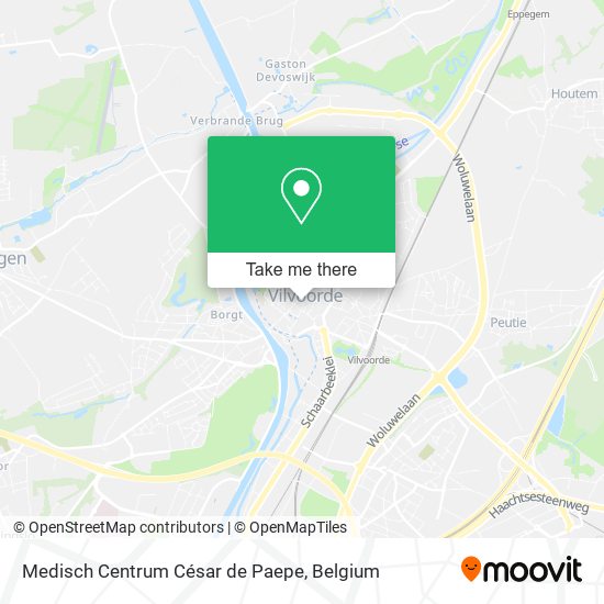 Medisch Centrum César de Paepe map