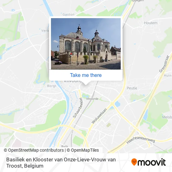 Basiliek en Klooster van Onze-Lieve-Vrouw van Troost map